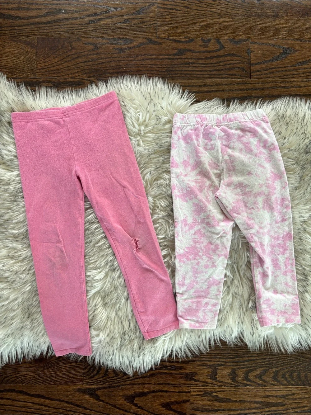 5T Toddler Girl 5 Leggings Bundle